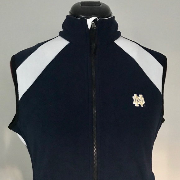 🎉HP 12/16🎉SIZE S Notre Dame Cutter & Buck Winter Vest - Picture 3 of 6